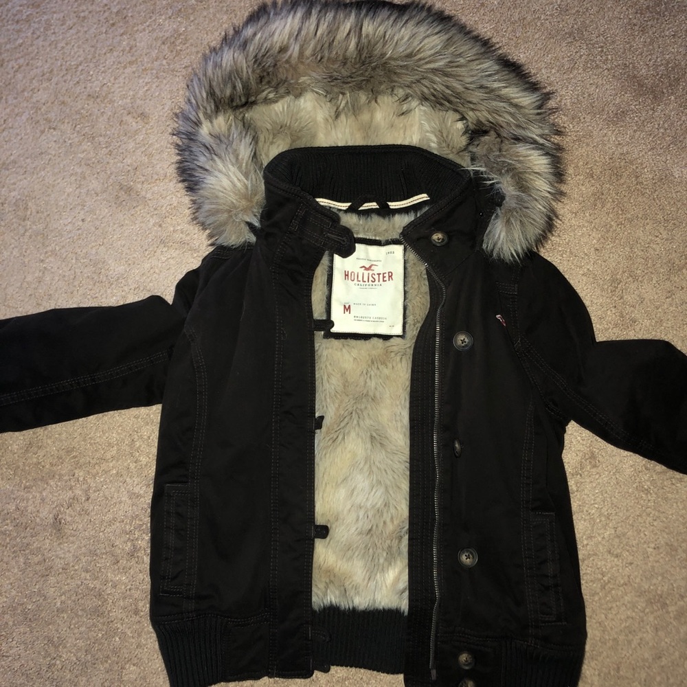 Hollister Fur Coat